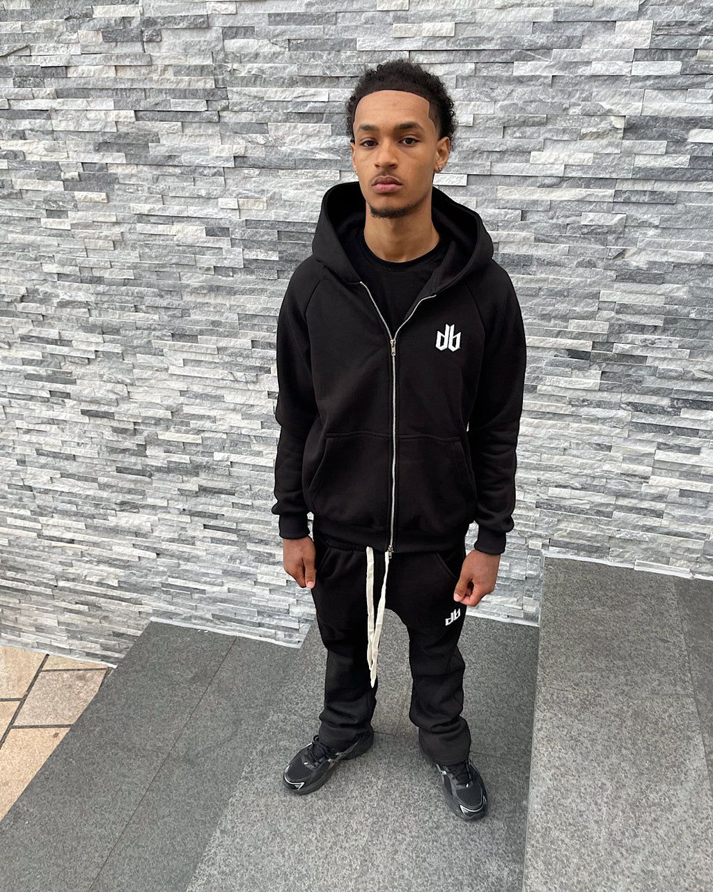 DB Basics Hoodie B&W