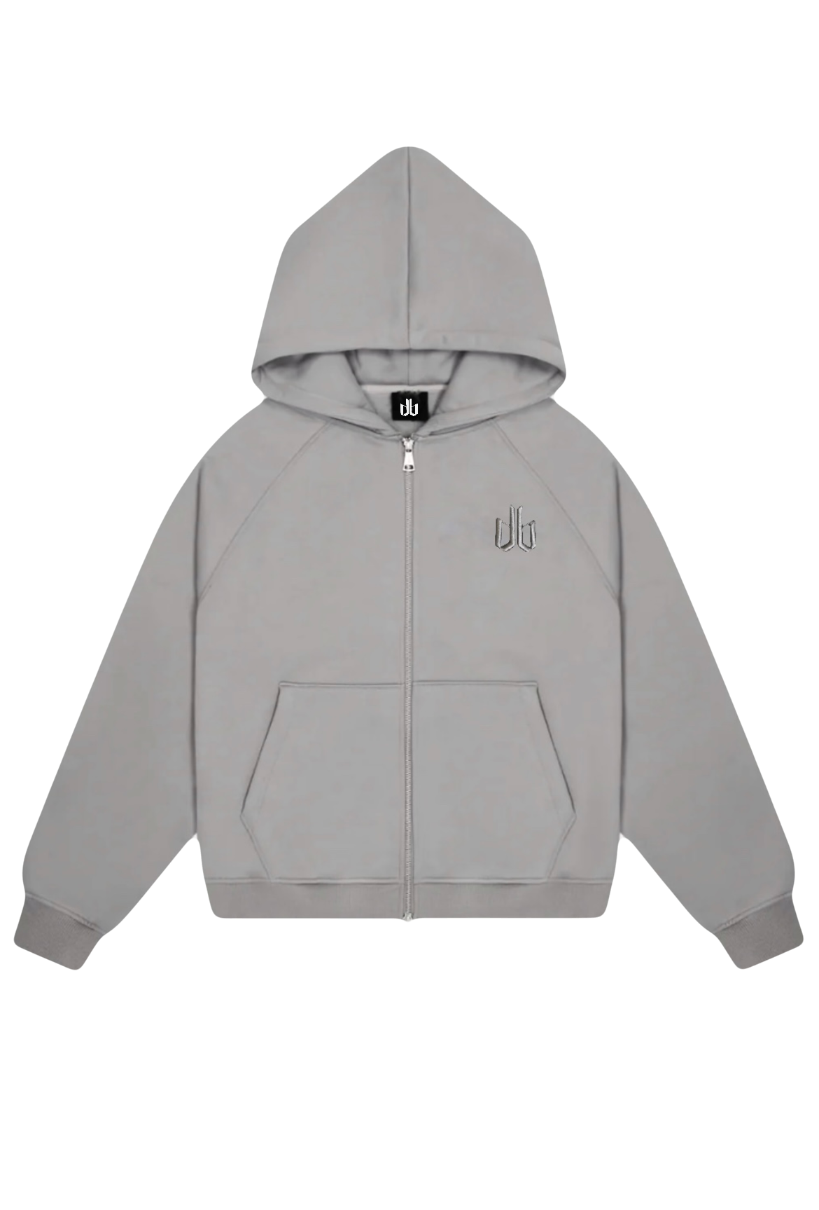 DB Basics Zipper Hoodie Sexy Grey