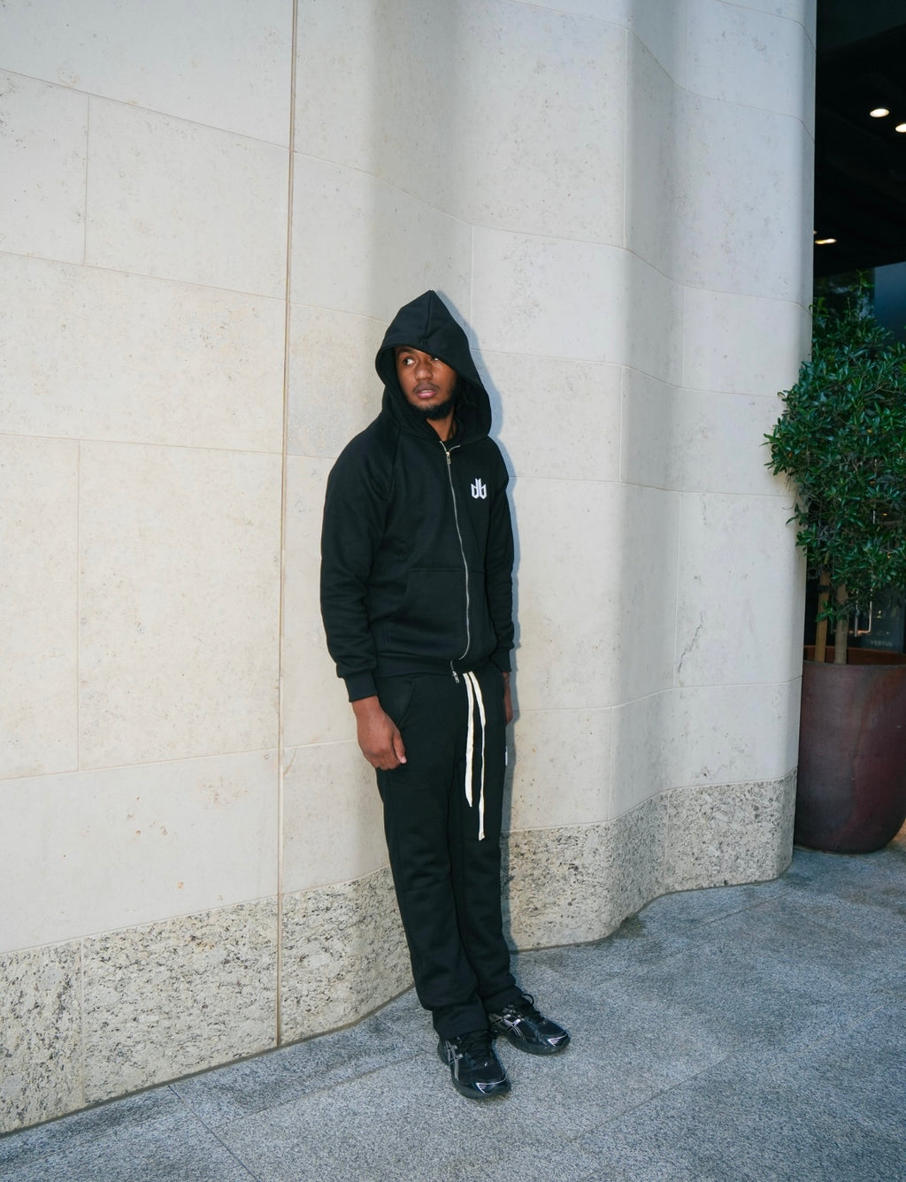 DB Basics Hoodie B&W