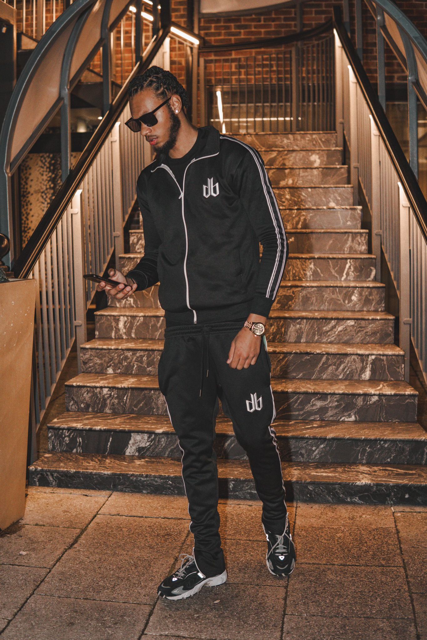 Black DB ICON Trackset Top