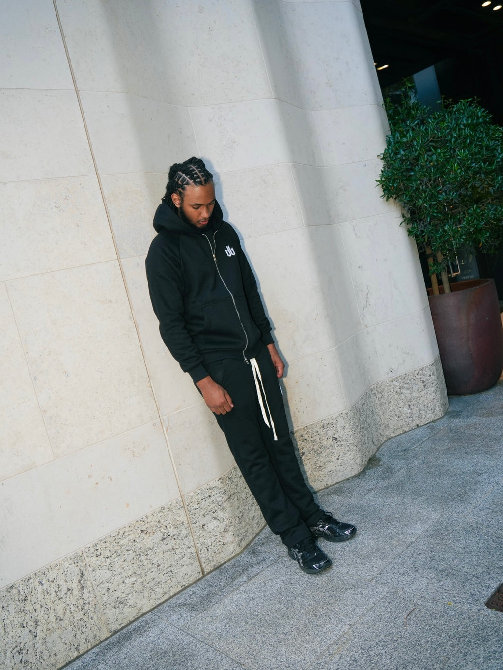 DB Basics Hoodie B&W