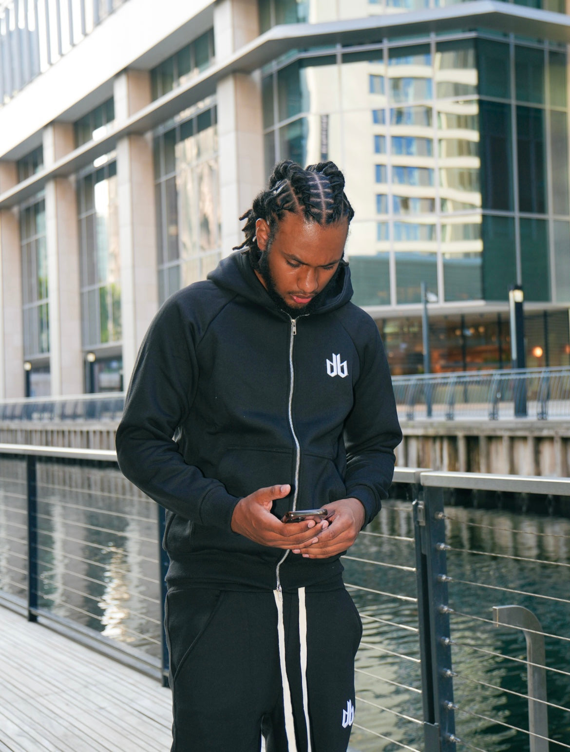 DB Basics Hoodie B&W